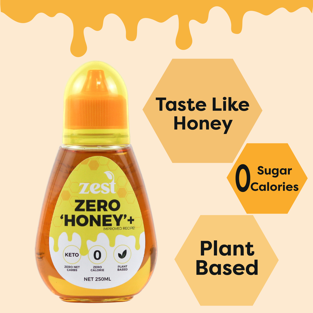 Zest Zero 'Honey'+. Plant based 'Honey' Zest Foods